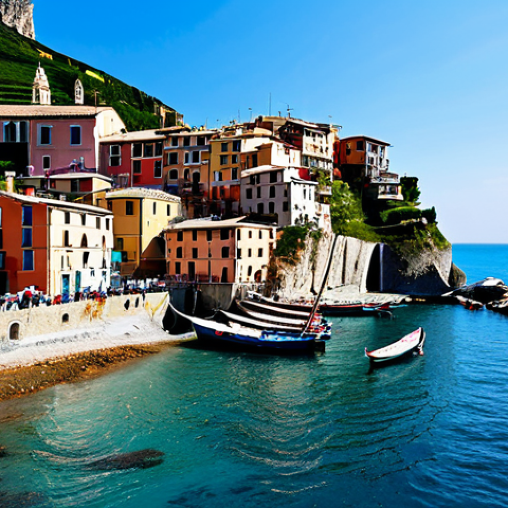 기후난민과 환경이주민의 차이 - Fishing Village & Rising Sea**

"A quaint, fully clothed Italian fishing village on the coast, with ...