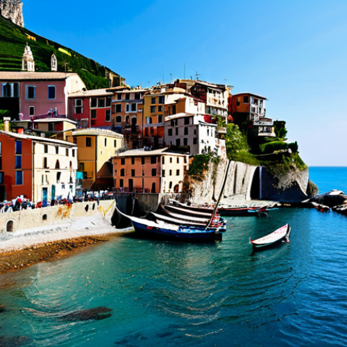 기후난민과 환경이주민의 차이 - Fishing Village & Rising Sea**

"A quaint, fully clothed Italian fishing village on the coast, with ...