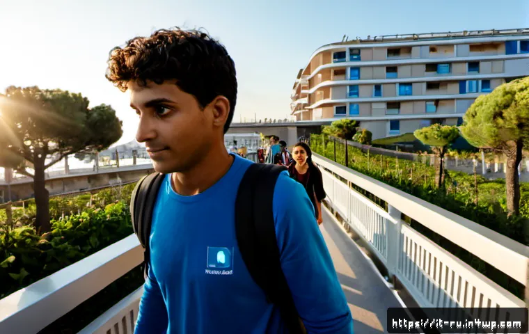 Home 10 기후변화와 도시 환경이주민의 미래 - Photorealistic future coastal Italian city adapting to climate migration, diverse families carrying ...